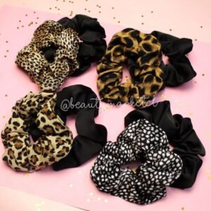 Set de 2 Colets Scrunchies Animal Print