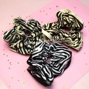 Colet Scrunchie Zebra