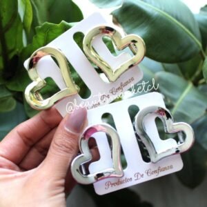 Set de 2 Mini Trabas Corazón