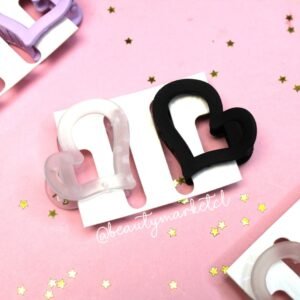 Set de 2 Mini Trabas Corazón
