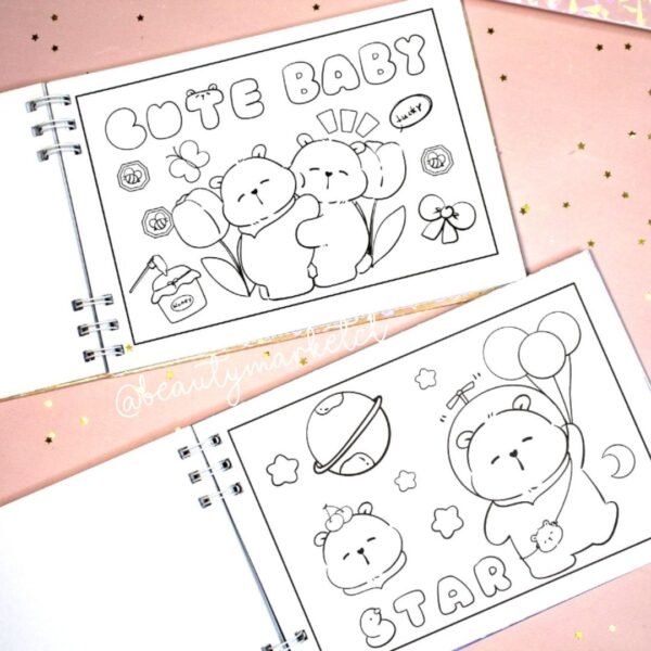 Libreta para Colorear Capibara - Imagen 2