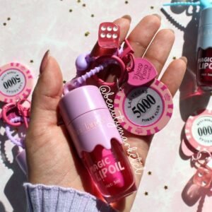 Brillo Labial Mágico con Llavero Poker