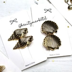 Set de 2 Pinches Mar Metálicos