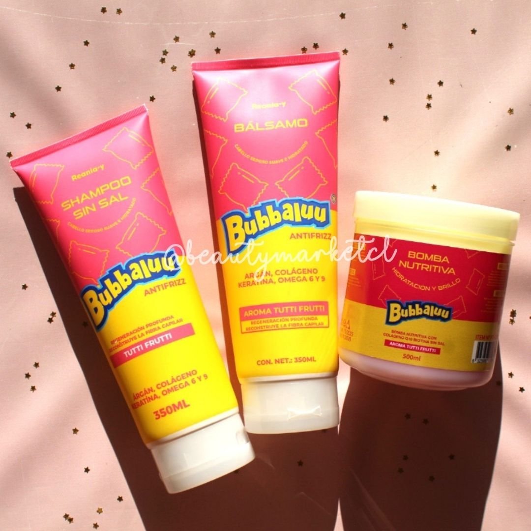 Champú + Bálsamo + Bomba Nutritiva Bubbaluu - Imagen 3