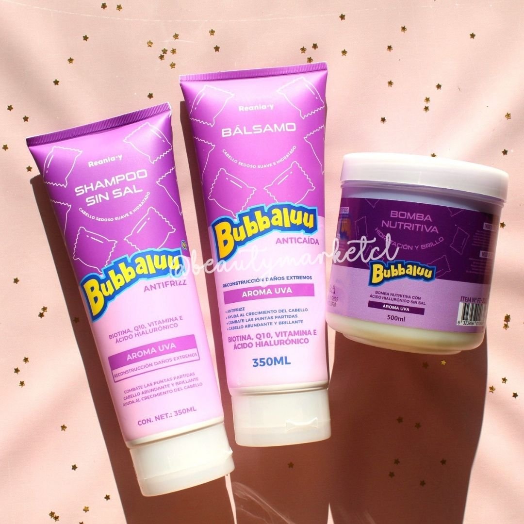Champú + Bálsamo + Bomba Nutritiva Bubbaluu - Imagen 2