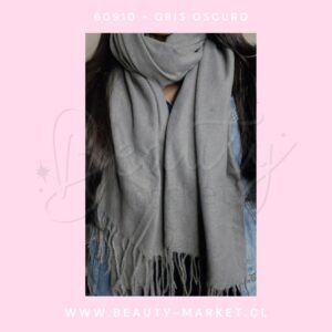 Bufanda Cashmere - Gris Oscuro