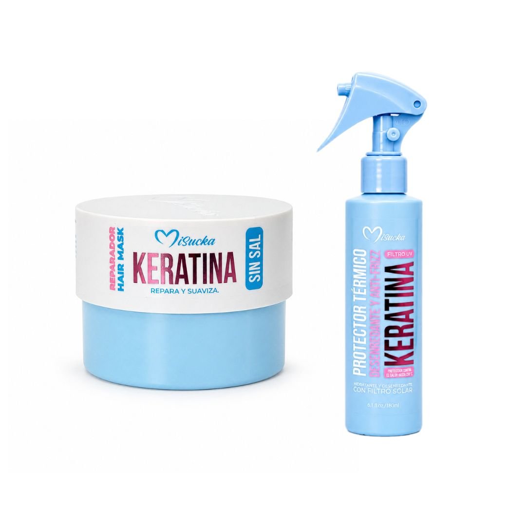 Pack Mascarilla de Tratamiento Capilar + Protector Térmico Misucka - Imagen 3