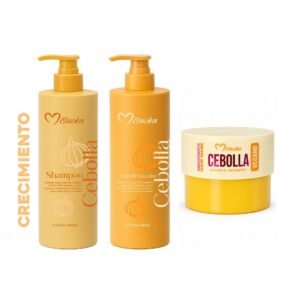 Shampoo + Acondicionador + Mascarilla Capilar Cebolla Crecimiento